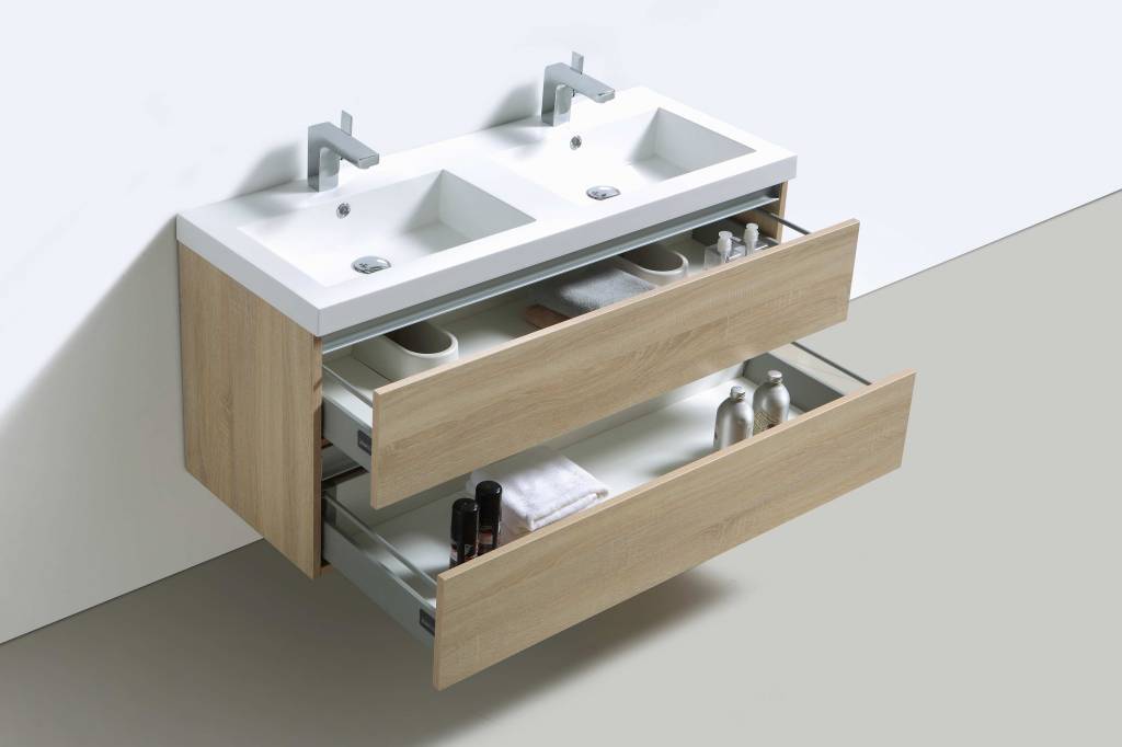 Badmeubel Lilium Trendline 120 Light Wood - Afbeelding 3