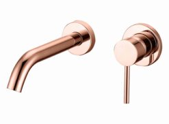 Wastafelkraan inbouw BD Lyon Rosé-mat-goud