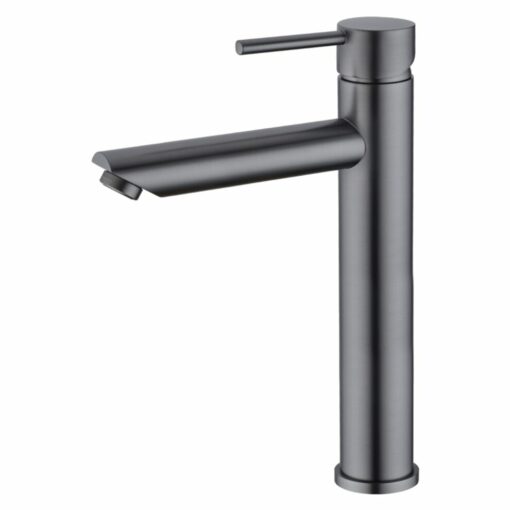 Wastafelkraan Malakka hoog gunmetal