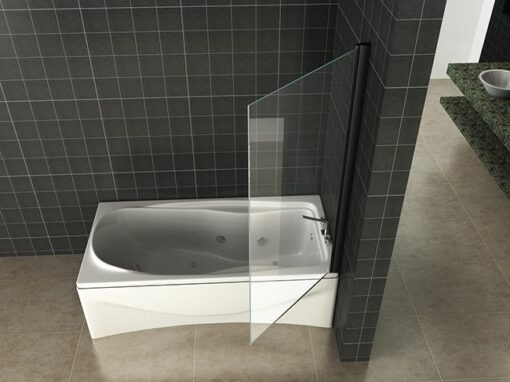 Badwand Orbit draaibaar matzwarte profielen - Afbeelding 2