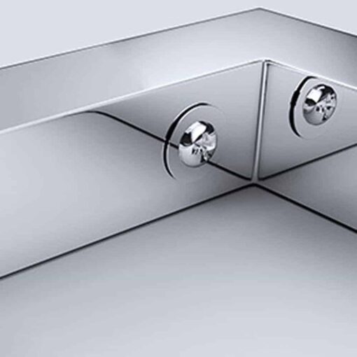 Wandsteun console opzetbeugel KT-4500 chroom - Afbeelding 4