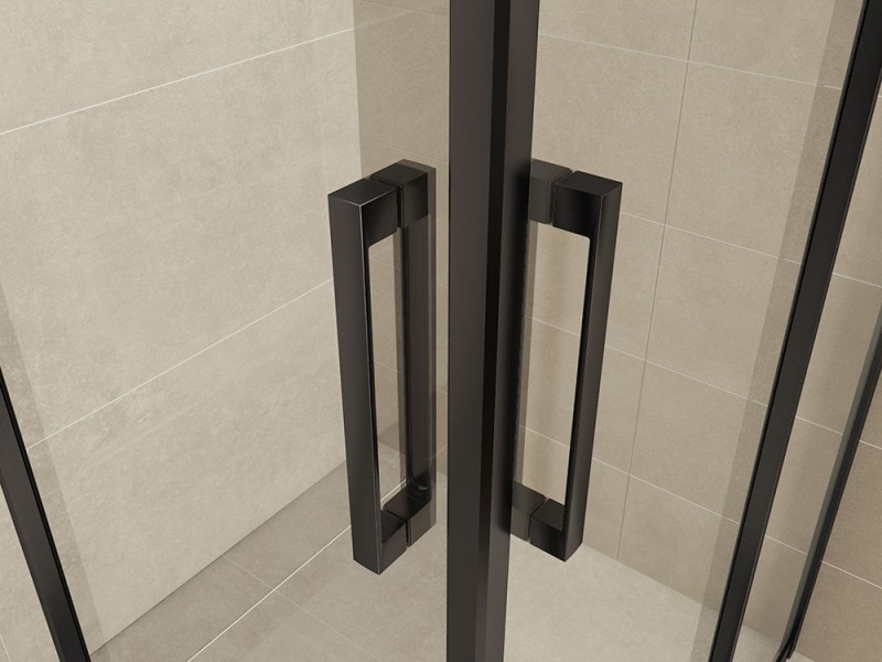 Douchecabine hoekinstap Skyline Black - Afbeelding 3