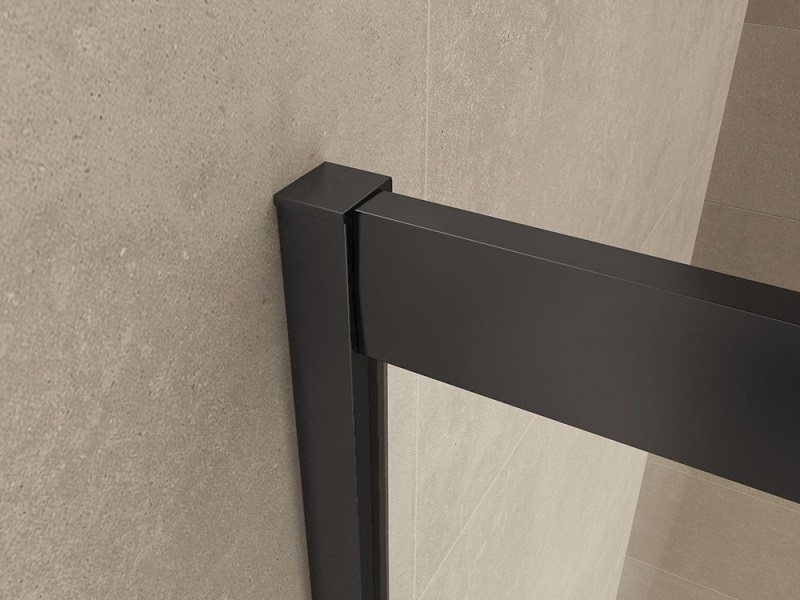 Douchecabine hoekinstap Skyline Black - Afbeelding 4