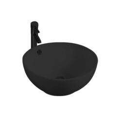 Waskom wastafel geborsteld matzwart