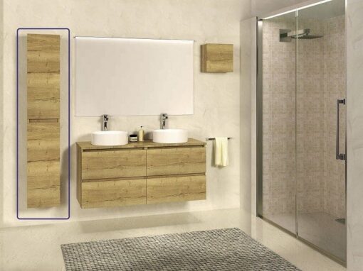 Badkamerkast kolomkast Excellence Sephia nature