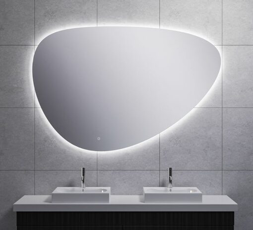 Spiegel Uovo met ledverlichting en verwarming