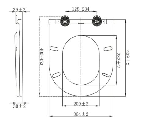 Wandcloset Darlo met bidet compleet - Afbeelding 10