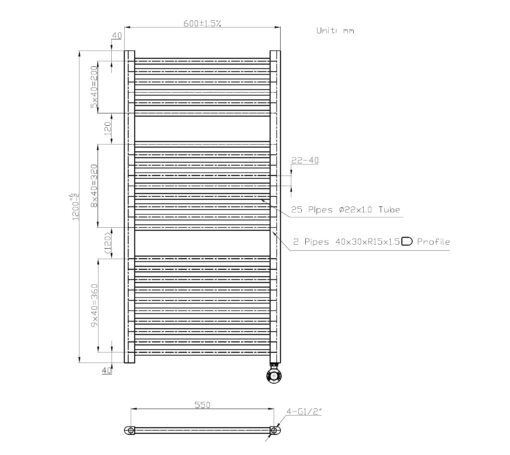 Radiator electrisch BD Senden White - Afbeelding 4