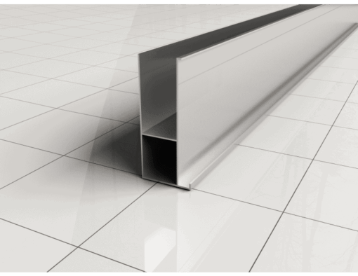 Verbredingsprofiel t.b.v. douchedeur aluminium