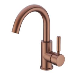 Wastafelkraan Barna brushed copper