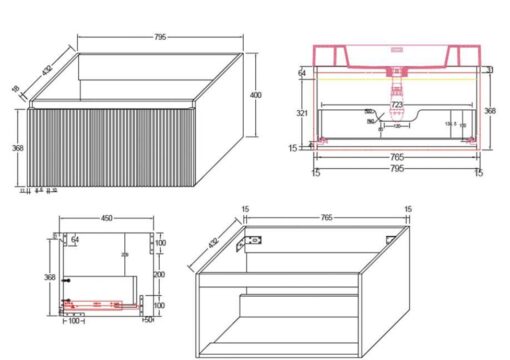 Badmeubel Ela met wastafel - Afbeelding 5