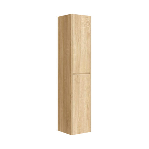 Kolomkast Leiden natural oak