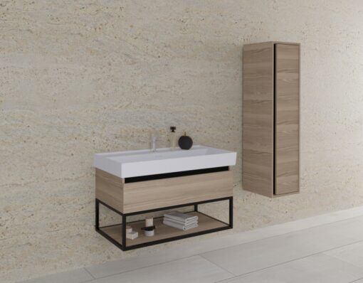 Badmeubel Sharp Noot met wastafel - Afbeelding 3