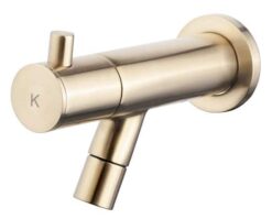 Fonteinkraan toiletkraan inbouw Amador messing