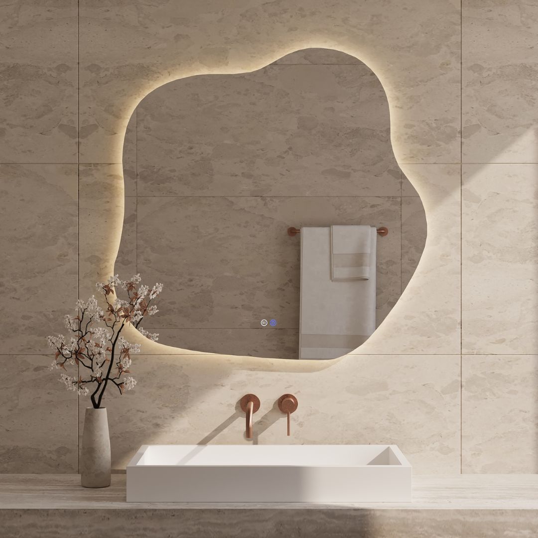 Spiegel Blub met verlichting en verwarming