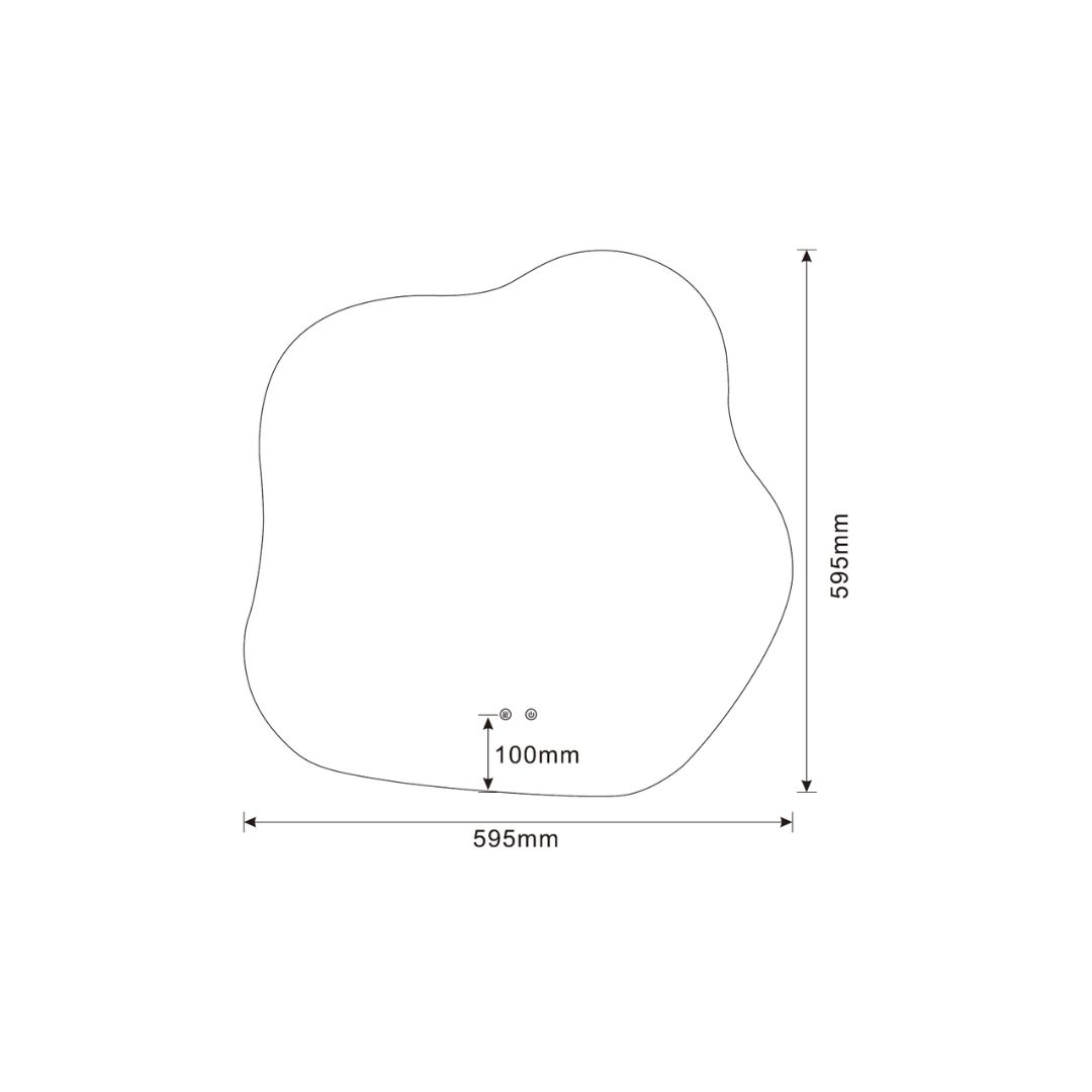 Spiegel Blub met verlichting en verwarming - Afbeelding 3