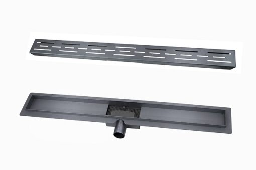 Douchegoot met flens gunmetal - Afbeelding 2