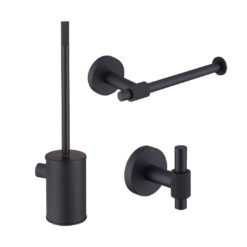 Toiletaccessoires one pack High-End Nero