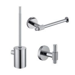 Toiletaccessoires one pack High-End chroom