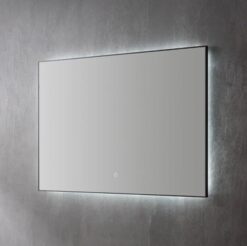 Spiegel Decor zwart met ledverlichting