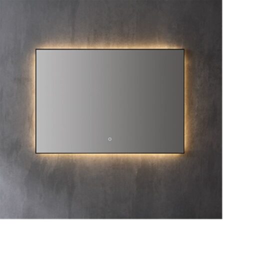 Spiegel Decor zwart met ledverlichting en verwarming - Afbeelding 3
