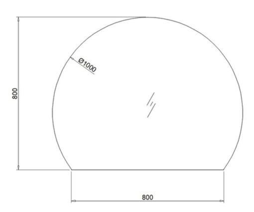 Spiegel Horizon met ledverlichting - Afbeelding 4