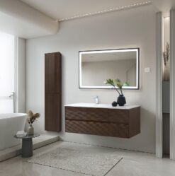 Badmeubel Layda 120 donker walnoten