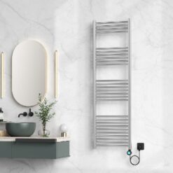 Radiator haddoekradiator met wifi rvs