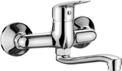 Keukenkraan wandmengkraan Boro I chroom