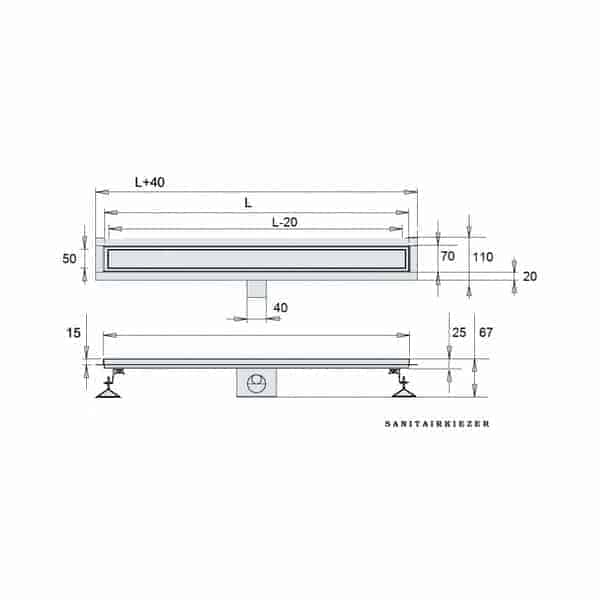 Douchegoot universeel rooster - Afbeelding 5