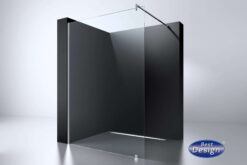 Inloopdouche BD Erico met muurprofiel