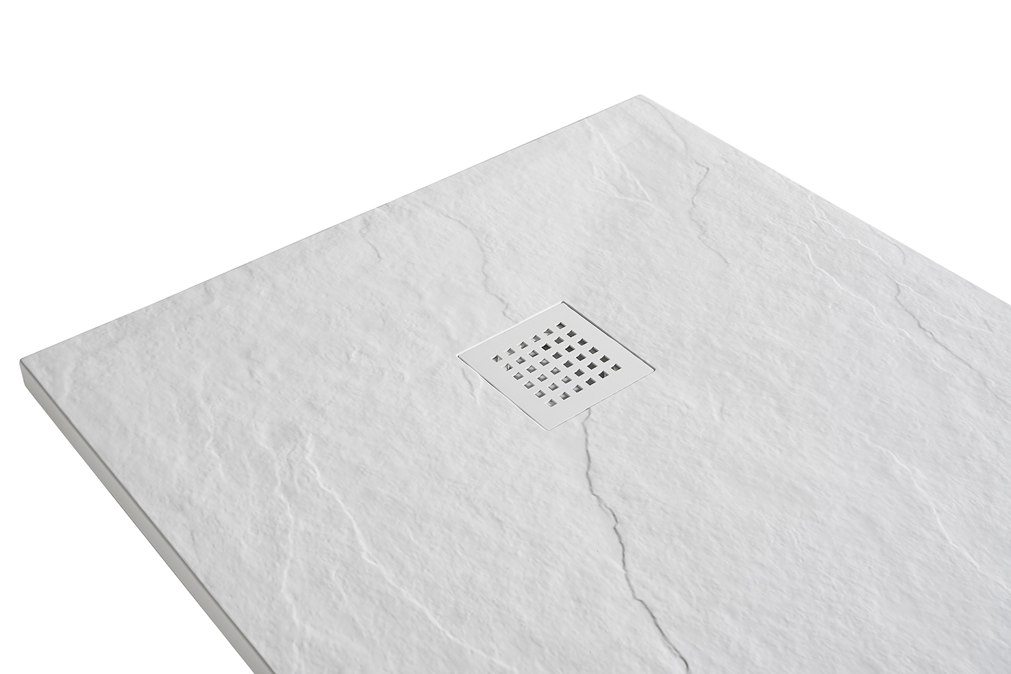 Douchebak Stonea 90 inkortbaar matwit - Afbeelding 3