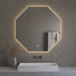 Spiegel  Honey Octagon met verlichting en verwarming