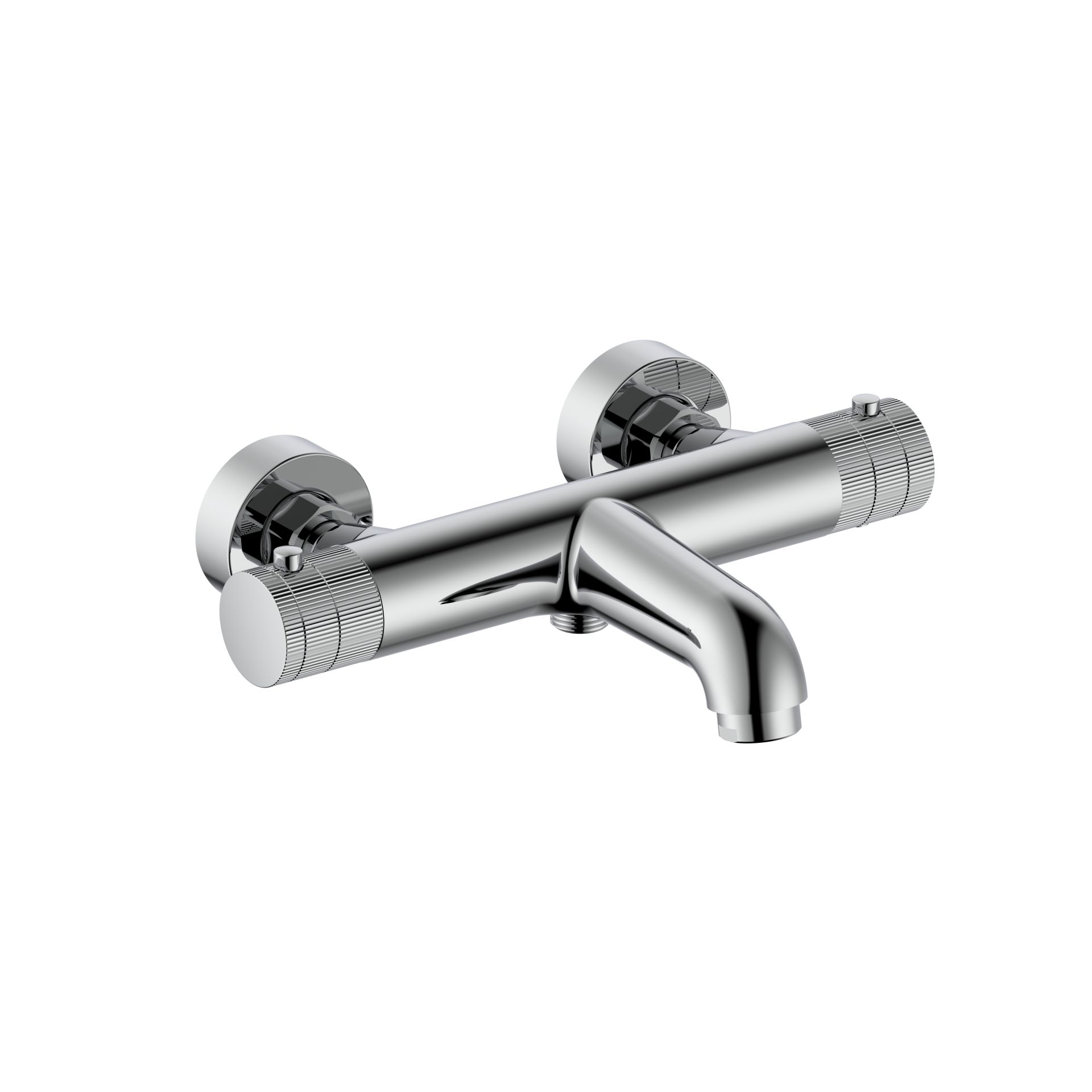 Badkraan thermostaatkraan Stria chroom - Afbeelding 2