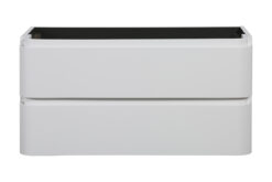 Badmeubel Novira matwit met wastafel solid surface - Afbeelding 5