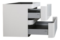 Badmeubel Novira matwit met wastafel solid surface - Afbeelding 2