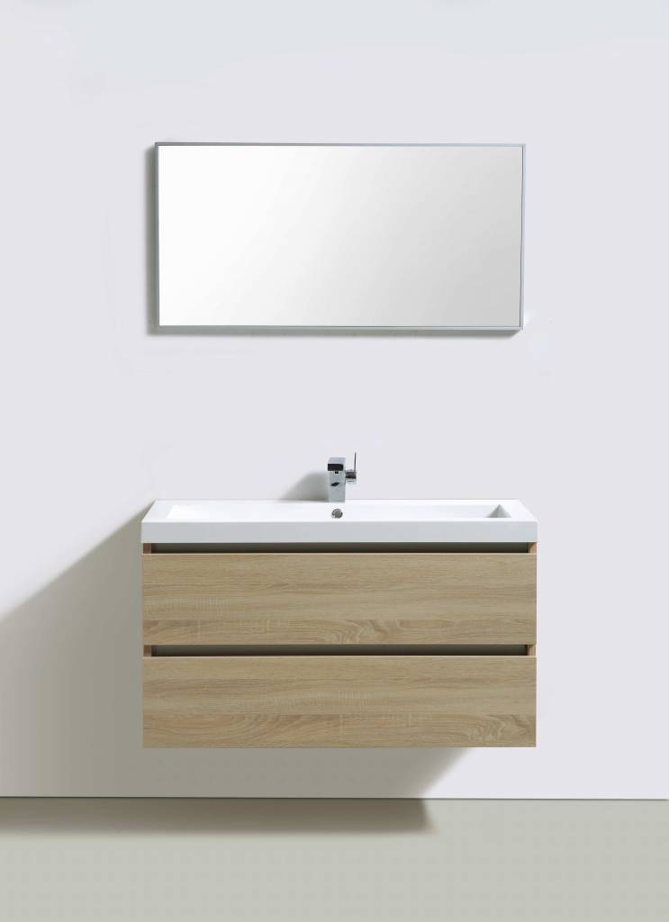 Badmeubel Lilium Trendline 100 Light Wood - Afbeelding 2