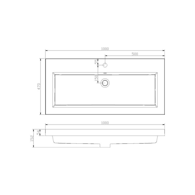 Badmeubel Lilium Trendline 100 Light Wood - Afbeelding 6